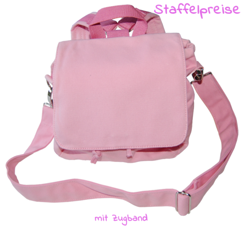 Canvas Taschenrohling in rosa von Lieblingsstücke 4330 KIndergartentasche