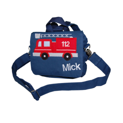 Kinderrucksack mit Feuerwehr und Namen