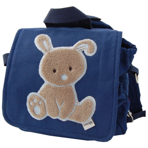 Kindergartentasche Hase in blau von Lieblingsstücke