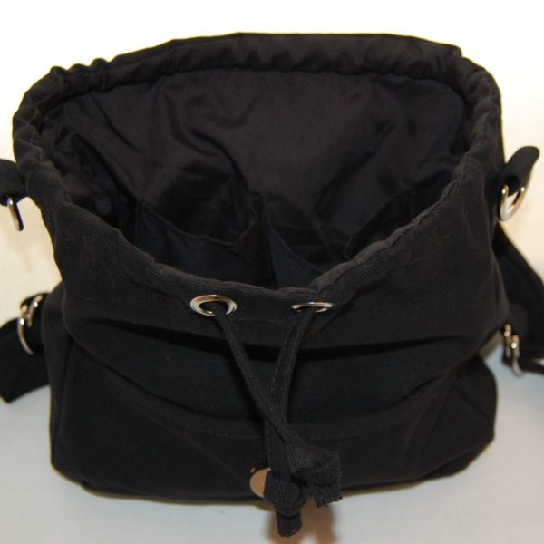 Lieblingsstücke Rohling Kindergartentasch Rucksack in schwarz