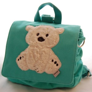 Lieblingsstücke Kindergartentasche - funktionell - wandelbar in einen Rucksack. Kita-Tasche mit Bärchen
