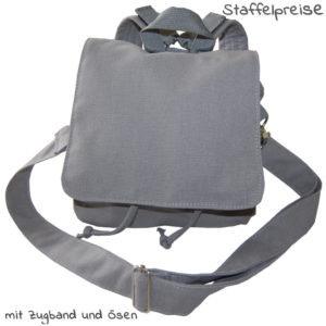 Taschenrohling grau Tasche und Rucksack zum Selbstgestalten von Lieblingsstücke 4330