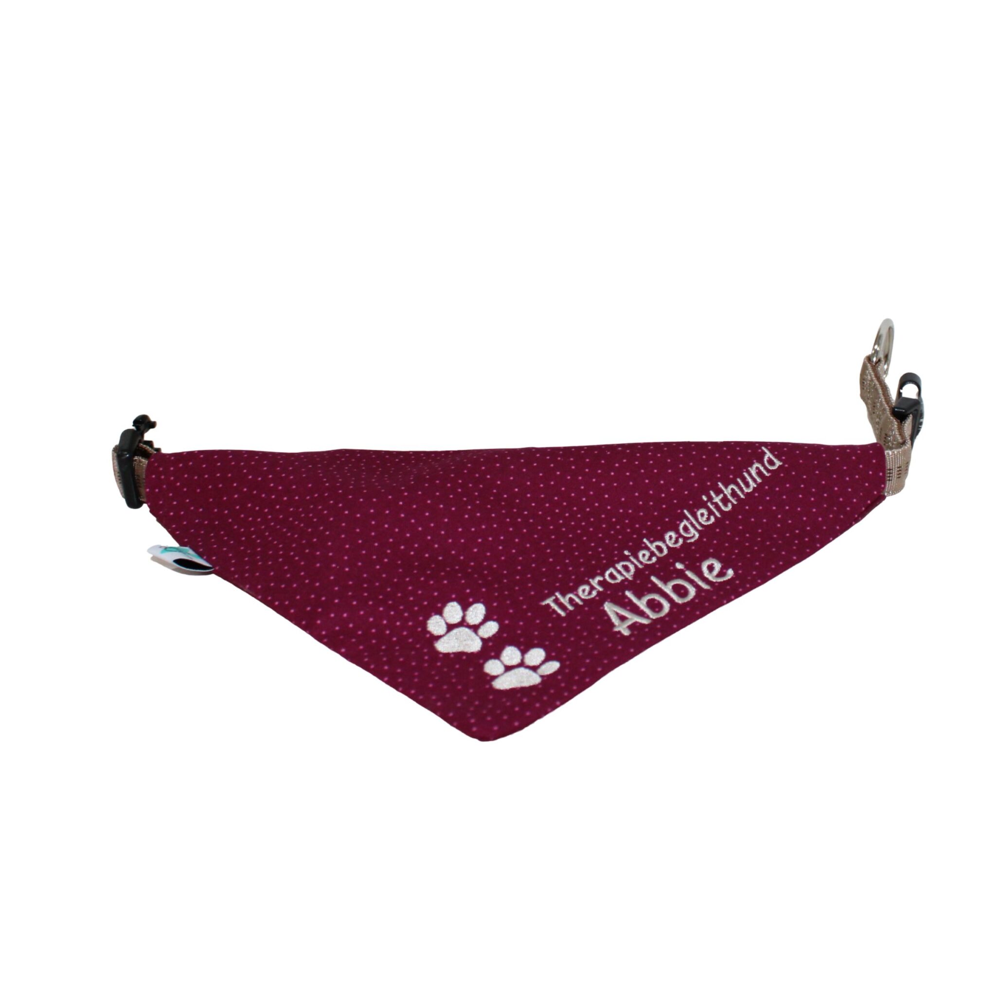 Halloween Hundehalstuch Mit Geister-Muster – Schwarz/Weiß, Druckknopf-Verschluss | Für Mittelgroße & Große Hunde 13,6–34 Kg