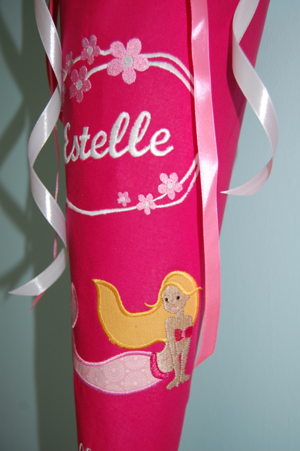 Schultüte mit Meerjungfrau und Namen - Image 3