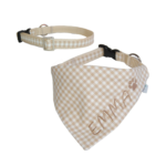 Hundehalstuch & Haargummi Set Kariert – Matching-Set Für Hund & Besitzer