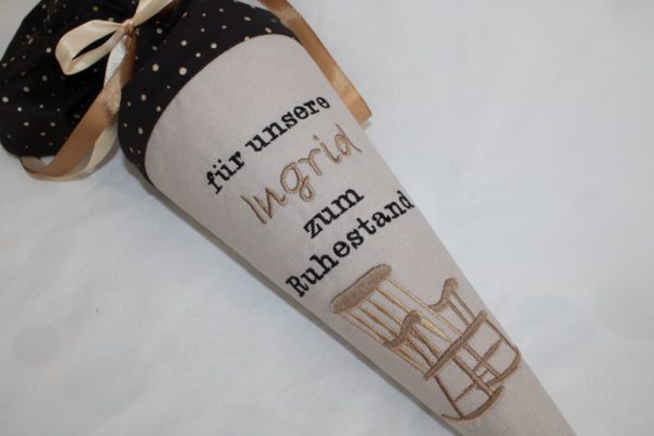 Geschenk zum Renteneintritt mit Namen