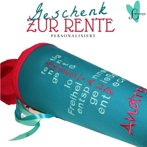 Geschenk zum Renteneintritt