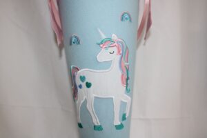 Zuckertüte Einhorn und Regenbogen